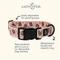 Show in main carousel: Lucy & Co. Iced Coffee SZN Polyester Dog Collar, Medium: 13 to 20-in neck, 1-in wide slide 4 of 7