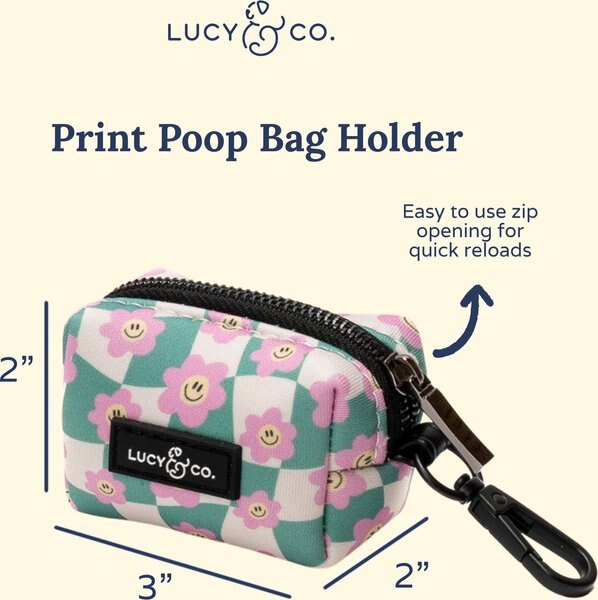 Lucy & Co. Just Chill Leash Attachment Dog Poop Bag Dispenser