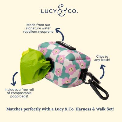 Show full view: Lucy & Co. Just Chill Leash Attachment Dog Poop Bag Dispenser slide 6 of 6