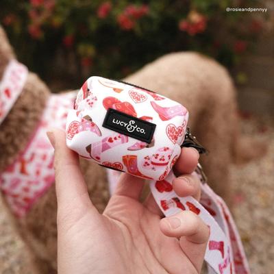 Show full view: Lucy & Co. Howdy, Honey Leash Attachment Dog Poop Bag Dispenser slide 2 of 5