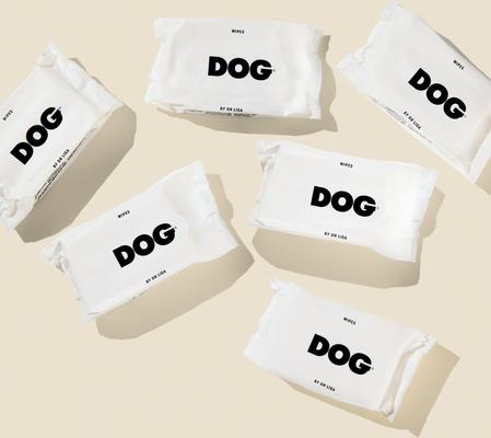 Show full view: DOG By Dr Lisa Gentle Dog Grooming Wipes, 20 count slide 3 of 6