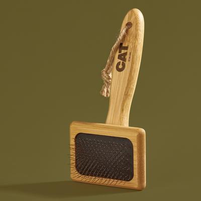 Show full view: CAT By Dr Lisa Bamboo Slicker Cat Brush slide 4 of 7