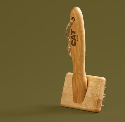 Show full view: CAT By Dr Lisa Bamboo Slicker Cat Brush slide 5 of 7