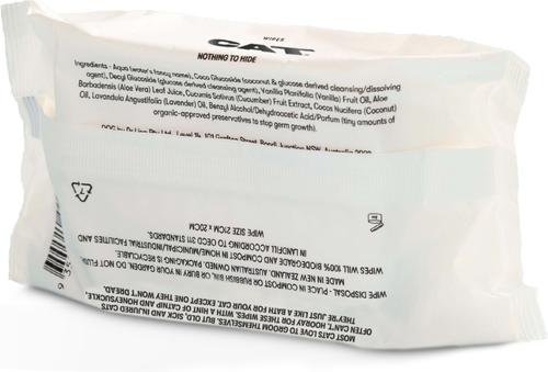 Show full view: CAT By Dr Lisa Cat Grooming Wipes, 20 count + Bamboo Slicker Cat Brush slide 3 of 9
