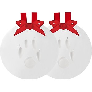 Pearhead Christmas Pawprints 2-Pack Christmas Ornament