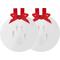 Show in main carousel: Pearhead Christmas Pawprints 2-Pack Christmas Ornament slide 1 of 9