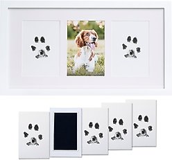 Pearhead Pet Paw Print Photo Frame with Clay Imprint Kit