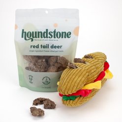 ADC Houndstone & Co. Club Stack Interactive Crinkle Plush Dog Toy with Treat Pockets slide 2 of 6