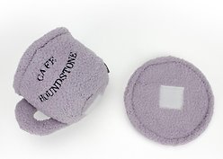 ADC Houndstone & Co. Two Piece Cappuccino Interactive Squeaky Plush Dog Toy slide 2 of 4