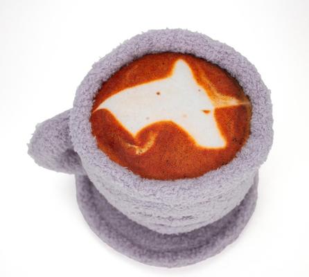 Show full view: ADC Houndstone & Co. Two Piece Cappuccino Interactive Squeaky Plush Dog Toy slide 3 of 4