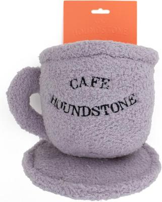 Show full view: ADC Houndstone & Co. Two Piece Cappuccino Interactive Squeaky Plush Dog Toy slide 2 of 4