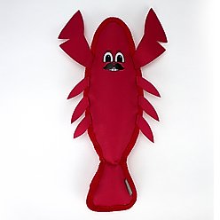 ADC Houndstone & Co. Lobster Squeaky Plush Dog Toy slide 1 of 6