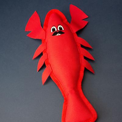 Show full view: ADC Houndstone & Co. Lobster Squeaky Plush Dog Toy slide 4 of 6