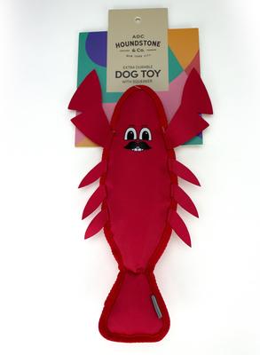 Show full view: ADC Houndstone & Co. Lobster Squeaky Plush Dog Toy slide 2 of 6