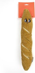 ADC Houndstone & Co. Baguette Interactive Crinkle Plush Dog Toy with Treat Pockets
