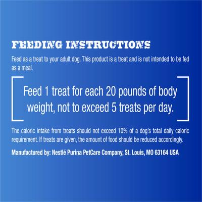 Show full view: Purina TBONZ Porterhouse Flavor Steak Shaped Adult Soft & Chewy Dog Treats, 45-oz pouch slide 8 of 10