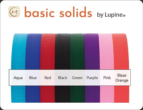 Show full view: LupinePet Basic Solid Adjustable Dog Harness, Black, Medium: 14 to 24-in chest, 3/4-in wide slide 5 of 7