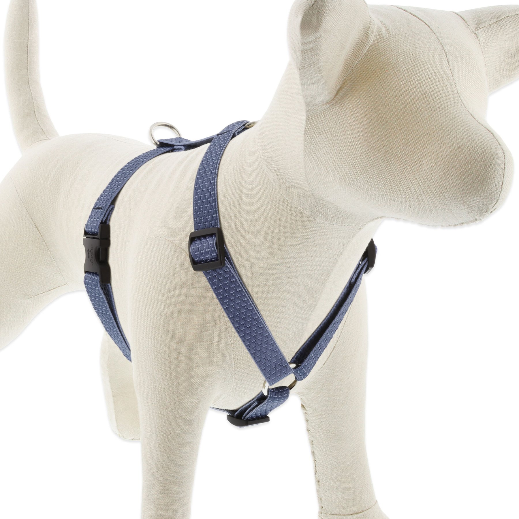 LupinePet ECO Recycled Adjustable Dog Harness, Mountain Lake, Large: 20 to 32-in chest, 3/4-in wide