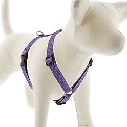 LupinePet ECO Recycled Adjustable Dog Harness, Lilac, Medium: 14 to 24-in chest, 3/4-in wide