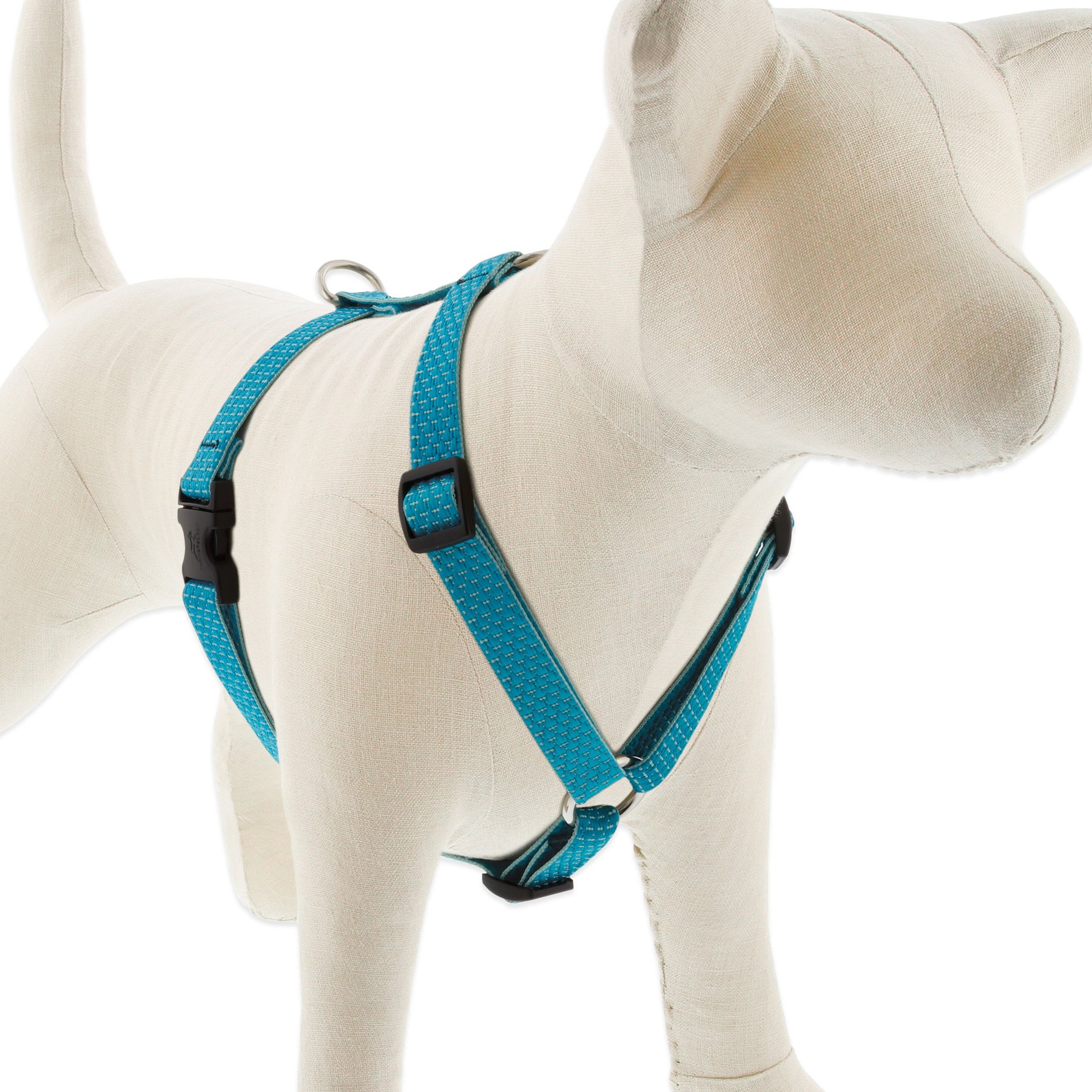 LupinePet ECO Recycled Adjustable Dog Harness, Tropical Sea, Medium: 14 to 24-in chest, 3/4-in wide