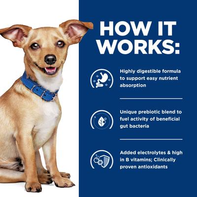 Show full view: Hill's Prescription Diet i/d Digestive Care Small Bites Chicken Flavor Dry Adult Dog Food, 7-lb bag slide 7 of 13