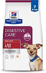 Hill's Prescription Diet i/d Digestive Care Small Bites Chicken Flavor Dry Adult & Puppy Dog Food, 7-lb bag