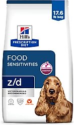 Hill's Prescription Diet z/d Skin & Food Sensitivities Hydrolyzed Chicken Flavor Dry Dog Food, 17.6-lb bag