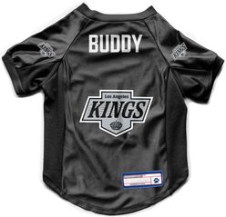 Littlearth NHL Personalized Stretch Dog & Cat Jersey, Los Angeles Kings, Large
