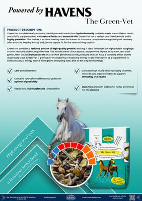 Show full view: HAVENS The Green Vet Herbal Muesli Horse Feed, 44-lb bag slide 6 of 7