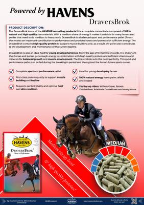 Show full view: HAVENS DRAVERSBROK Horse Feed, 44-lb bag slide 6 of 7