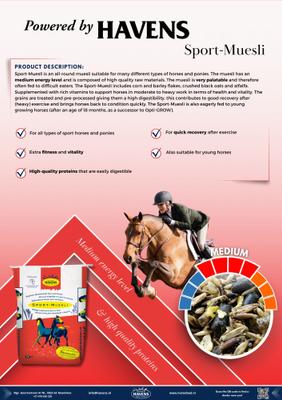 Show full view: HAVENS Sport Muesli Horse Feed, 44-lb bag slide 6 of 7