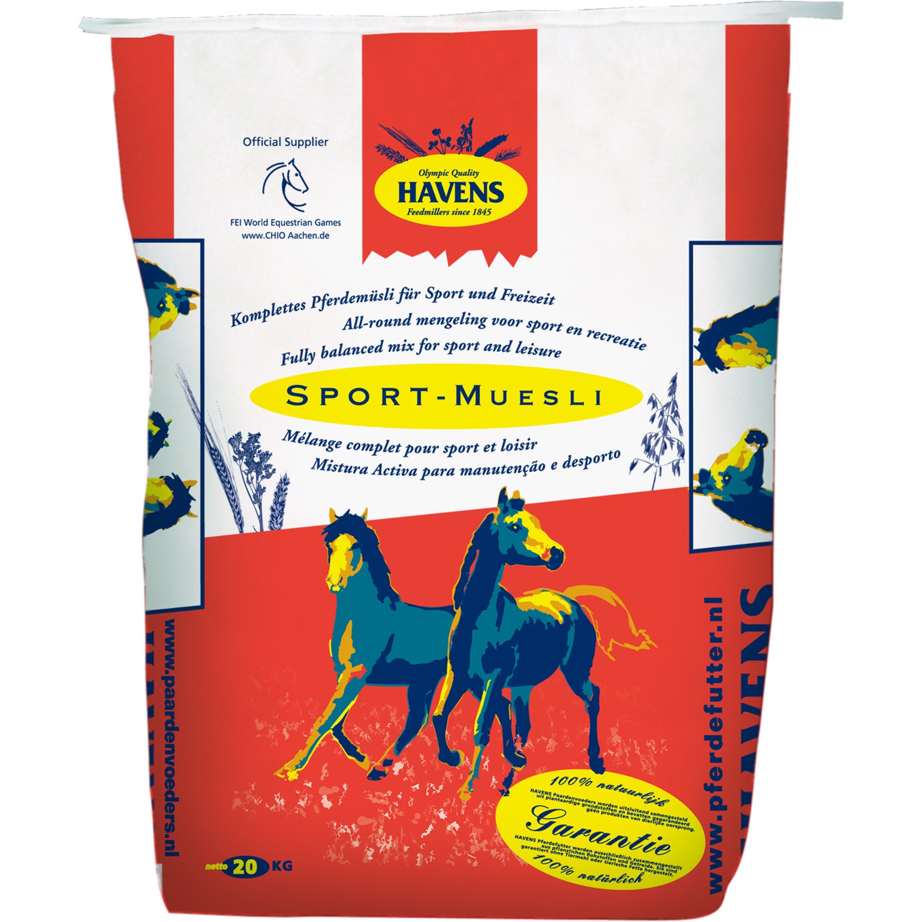 HAVENS Sport Muesli Horse Feed, 44-lb bag