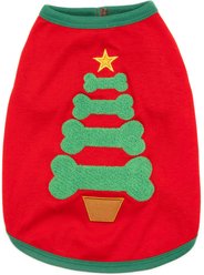 The Worthy Dog Bone Tree Dog Shirt, Small