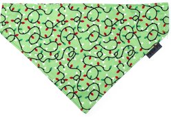 The Worthy Dog Christmas Lit Dog Bandana, Small
