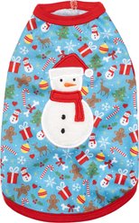 The Worthy Dog Christmas Winter Wonderland Dog Shirt, Medium