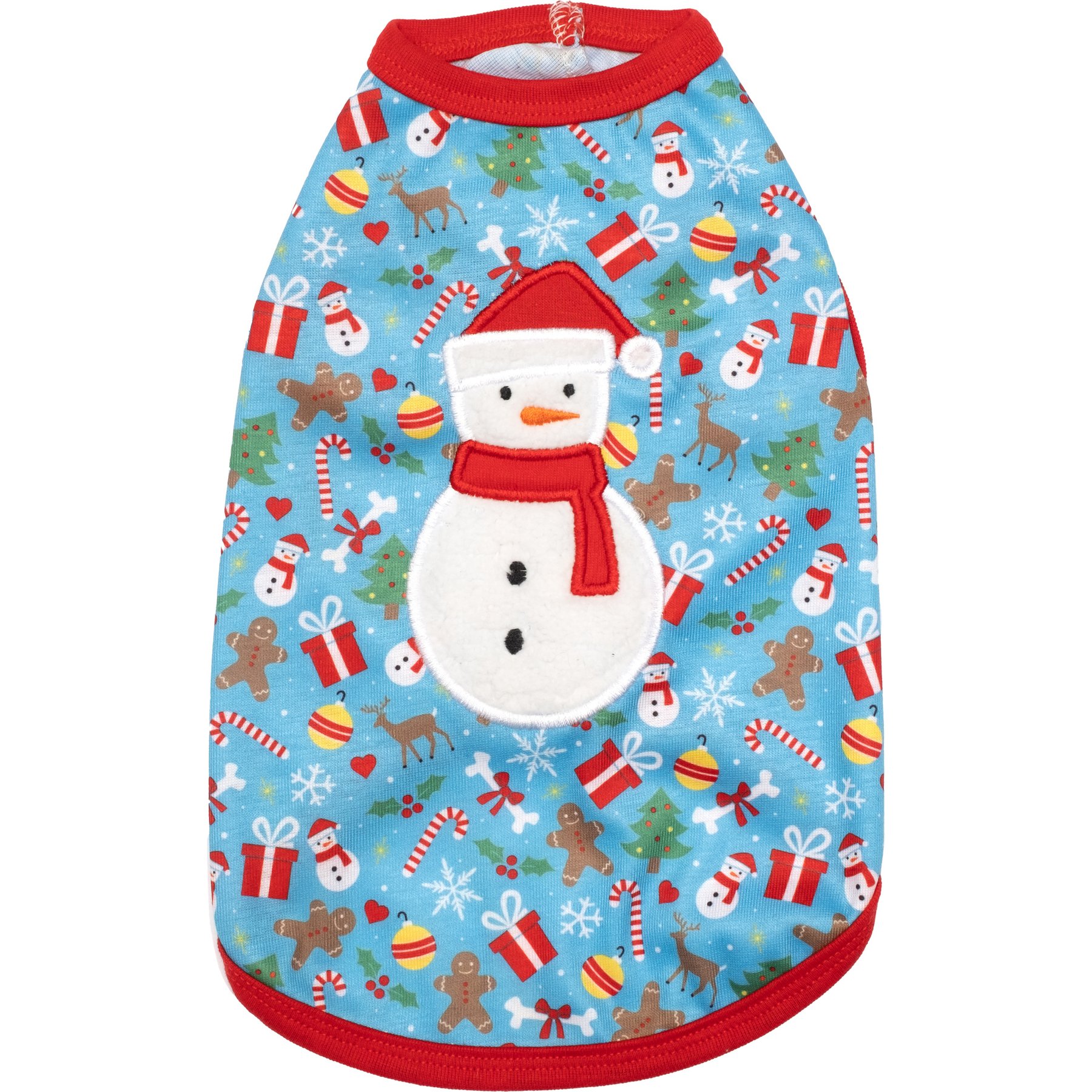 The Worthy Dog Christmas Winter Wonderland Dog Shirt, X-Small