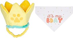 Pearhead Happy Barkday Dog Bandana & Hat Set