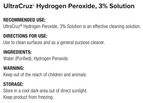 Show full view: UltraCruz Hydrogen Peroxide, 1-gal, 4 count slide 4 of 5