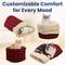 Show in main carousel: PawsPik Self Warming Covered Dog & Cat Cave Bed, Small slide 7 of 11