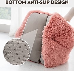 MewooFun Calming Dog & Cat Sofa Bed with Removable Cover, 26-in, Pink slide 2 of 6