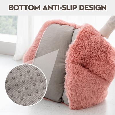 Show full view: MewooFun Calming Dog & Cat Sofa Bed with Removable Cover, 26-in, Pink slide 4 of 8