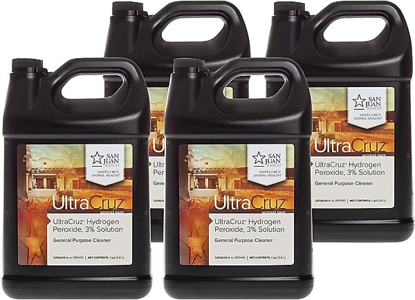 Show full view: UltraCruz Hydrogen Peroxide, 1-gal, 4 count slide 1 of 5