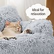 Show in main carousel: MewooFun Calming Dog & Cat Sofa Bed with Removable Cover, 26-in, Gray slide 2 of 7