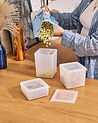 W&P Freezer Cubes Set Dog Food Storage, 3 count