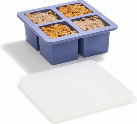 Show full view: W&P Cup Cube Freezer Tray Dog Food Storage, 4 cube slide 2 of 5