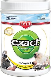 Kaytee Exact Handfeeding Baby Bird Food, 18-oz jar