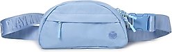Playfield Bailey Sling Dog Walking Bag with Poop Bag Dispenser, Periwinkle Sky