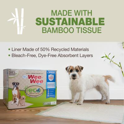 Show full view: Four Paws Eco Bamboo Dog Pee Pads, 22 x 23-in, 100 count slide 6 of 11