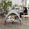 Show in main carousel: PawHut Elevated Dog Bed with Removable Canopy, Gray slide 9 of 9