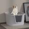 Show in main carousel: HANAMYA Seamless Molded Jumbo Cat Litter Box with Scoop slide 2 of 7